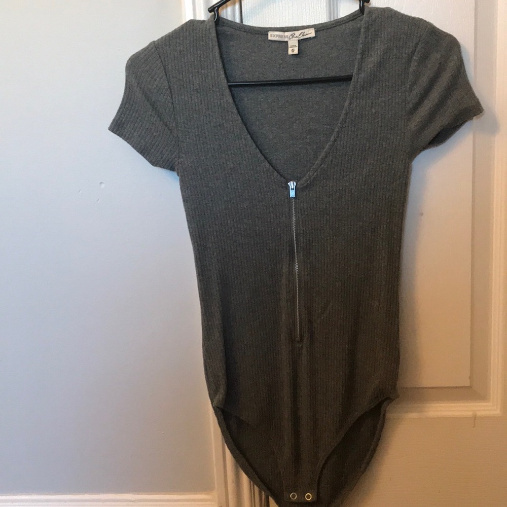 Dark gray Express Bodysuit